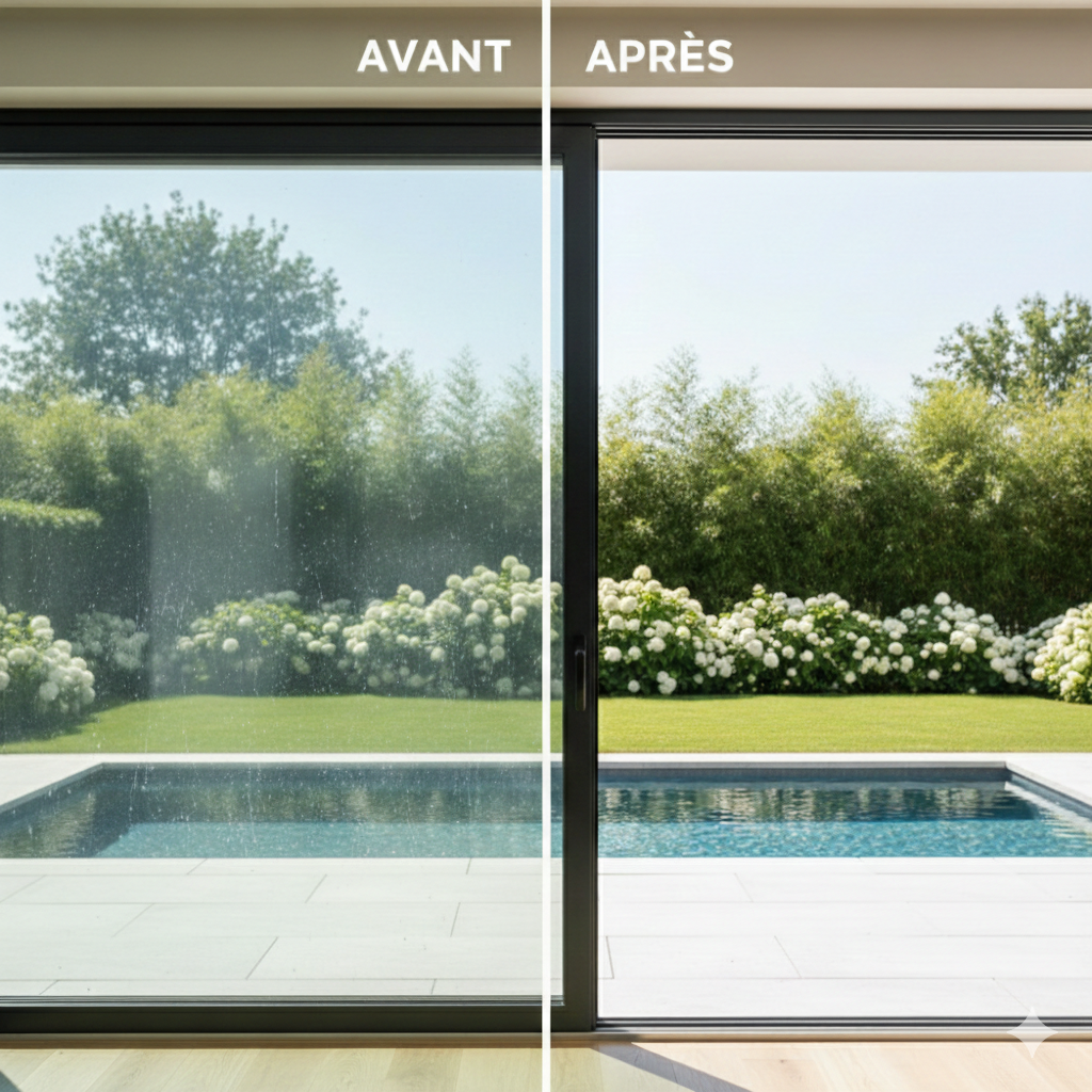 Vitre particulier Laval nettoyage